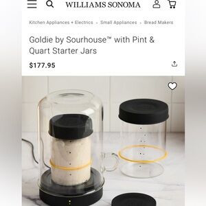 Goldie by Sourhouse™ with Pint & Quart Starter Jars
